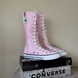 Converse kids  Pink Knee-High Sneakers